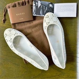 Gucci jelly flats